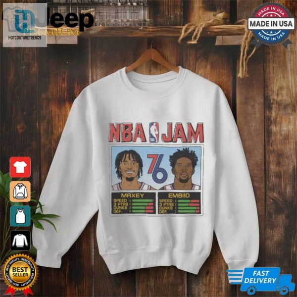 Official Nba Jam 76Ers City Maxey And Embiid Shirt hotcouturetrends 1 2