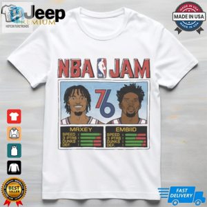 Official Nba Jam 76Ers City Maxey And Embiid Shirt hotcouturetrends 1 3