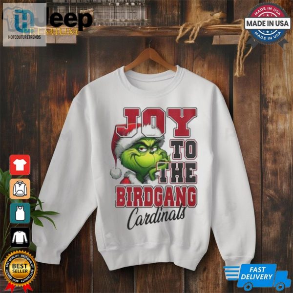 Official Arizona Cardinals Joy To The Birdgang Cardinals Grinch Christmas Shirt hotcouturetrends 1 2