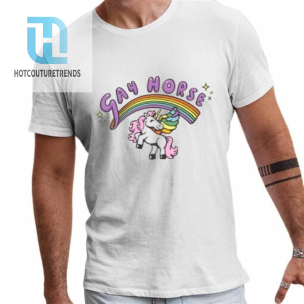 Try Guys Gay Horse Shirt 