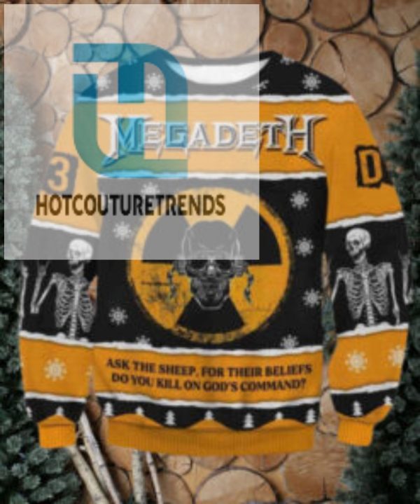 Megadeth Music Lover Chirstmas Gifts 2024 For Family And Friends Ugly Sweater hotcouturetrends 1