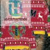 Miami Marlins X Grinch Dr. Seuss How The Grinch Stole Christmas Mlb With World Series Trophy Ugly Christmas Sweater Red hotcouturetrends 1