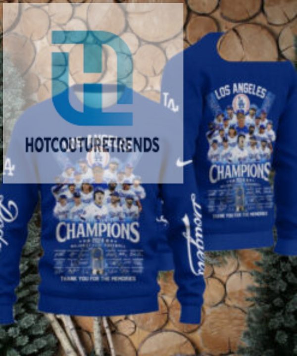 Los Angeles Dodgers 2024 World Champions Ugly Sweater hotcouturetrends 1