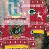 Green Bay Packers X Grinch Nfl Dr. Seuss How The Grinch Stole Christmas With Super Bowl Trophy Ugly Christmas Sweater Red hotcouturetrends 1