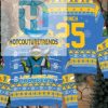 Los Angeles Chargers X Grinch Christmas Dr. Seuss How The Grinch Stole Christmas With Super Bowl Trophy Custom Ugly Christmas Sweater hotcouturetrends 1