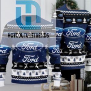 Ford 2024 Christmas Navy Ugly Sweater hotcouturetrends 1 1