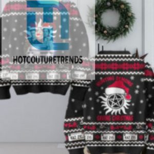 Supernatural Hunting Demon Saving Christmas Ugly Sweater hotcouturetrends 1 1