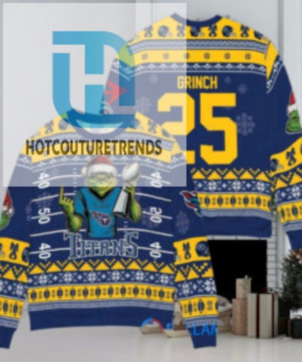 Tennessee Titans X Grinch Christmas Dr. Seuss How The Grinch Stole Christmas With Super Bowl Trophy Custom Ugly Christmas Sweater hotcouturetrends 1 1