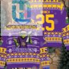 Minnesota Vikings X Grinch Christmas Dr. Seuss How The Grinch Stole Christmas With Super Bowl Trophy Custom Ugly Christmas Sweater hotcouturetrends 1