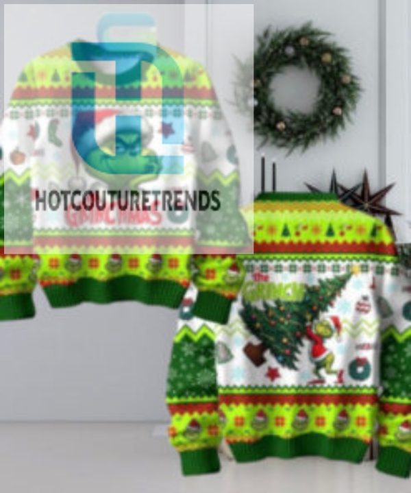 The Grinch And Holidays Merry Christmas Ugly Sweater hotcouturetrends 1 1