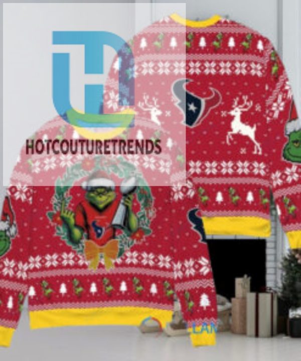 Houston Texans X Grinch Nfl Dr. Seuss How The Grinch Stole Christmas With Super Bowl Trophy Ugly Christmas Sweater Red hotcouturetrends 1 1