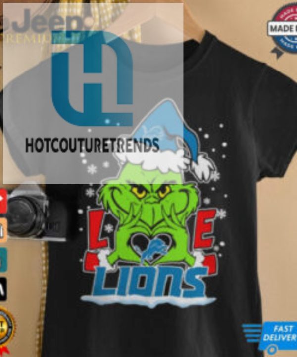 The Grinch Love Heart 2024 Detroit Lions Football Christmas Shirt hotcouturetrends 1