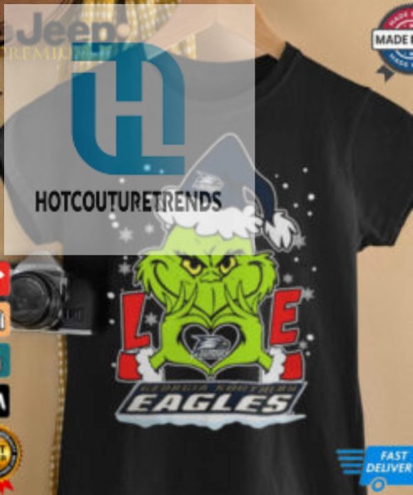 The Grinch Love Heart 2024 Georgia Southern Eagles Football Christmas Shirt hotcouturetrends 1