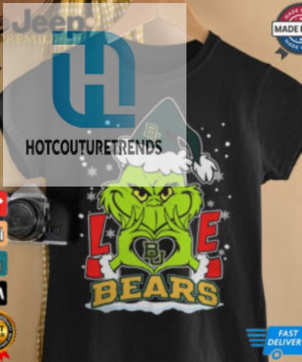 The Grinch Love Heart 2024 Baylor Bears Football Christmas Shirt hotcouturetrends 1