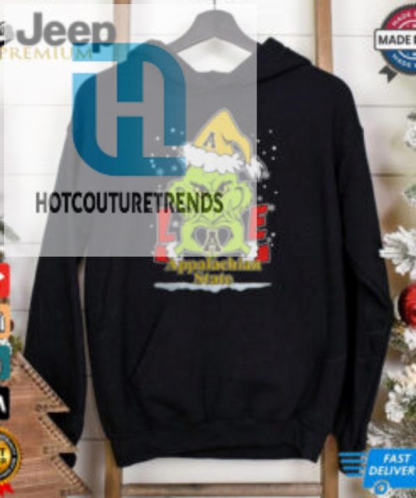 The Grinch Love Heart 2024 Appalachian State Mountaineers Football Christmas Shirt hotcouturetrends 1 2