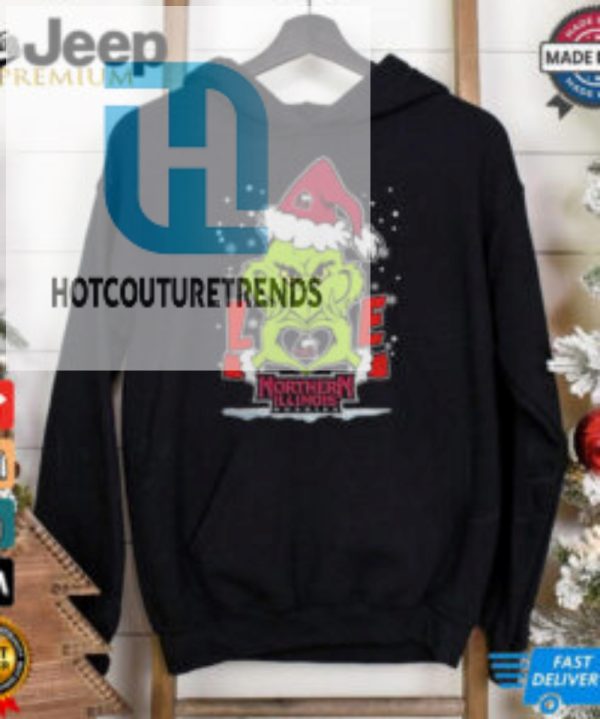 The Grinch Love Heart 2024 Northern Illinois Huskies Football Christmas Shirt hotcouturetrends 1 2