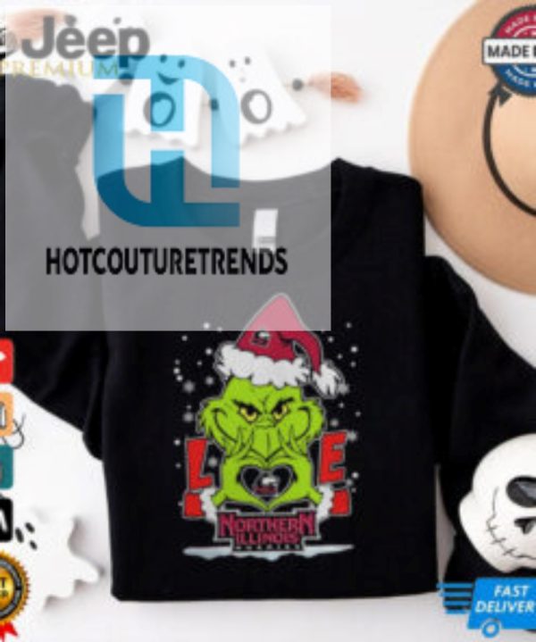 The Grinch Love Heart 2024 Northern Illinois Huskies Football Christmas Shirt hotcouturetrends 1 3