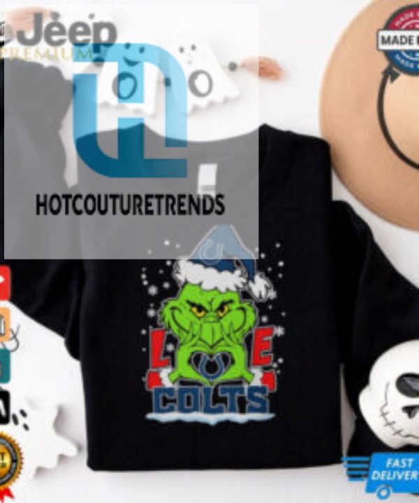 The Grinch Love Heart 2024 Indianapolis Colts Football Christmas Shirt hotcouturetrends 1 3