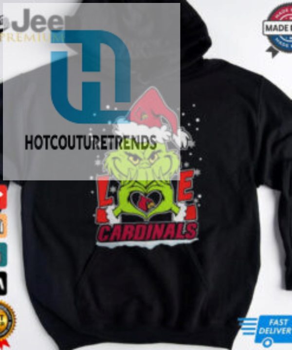 The Grinch Love Heart 2024 Louisville Cardinals Football Christmas Shirt hotcouturetrends 1 1