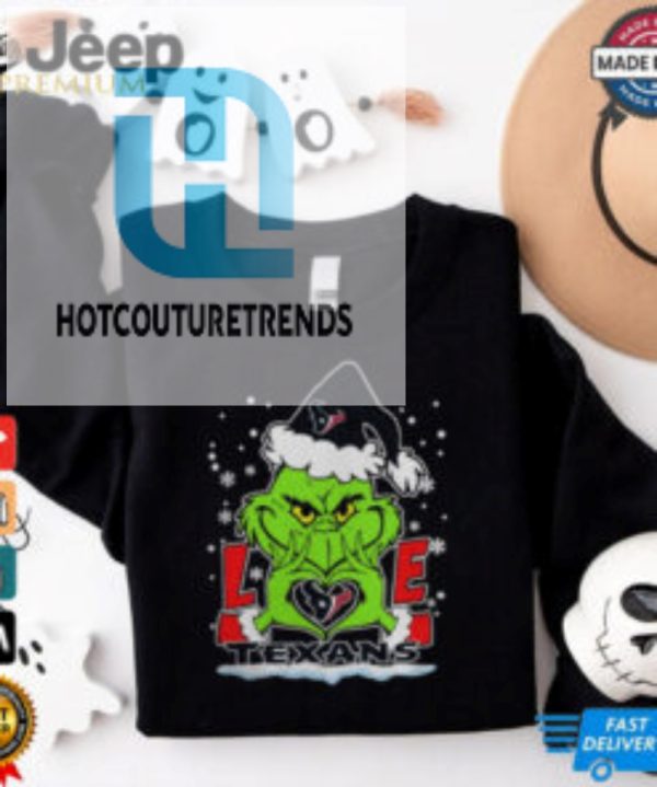 The Grinch Love Heart 2024 Houston Texans Football Christmas Shirt hotcouturetrends 1 3