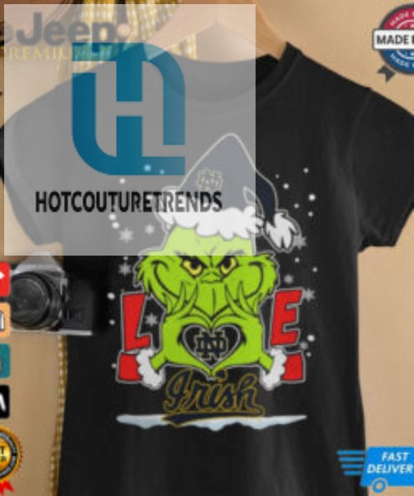 The Grinch Love Heart 2024 Notre Dame Fighting Irish Football Christmas Shirt hotcouturetrends 1