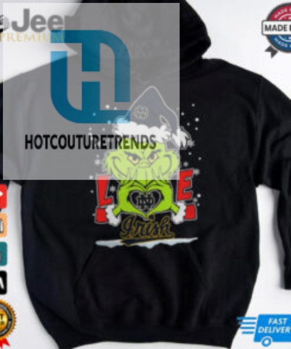 The Grinch Love Heart 2024 Notre Dame Fighting Irish Football Christmas Shirt hotcouturetrends 1 1