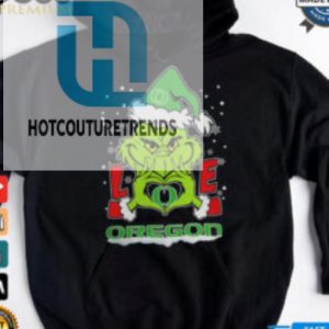 The Grinch Love Heart 2024 Oregon Ducks Football Christmas Shirt hotcouturetrends 1 1