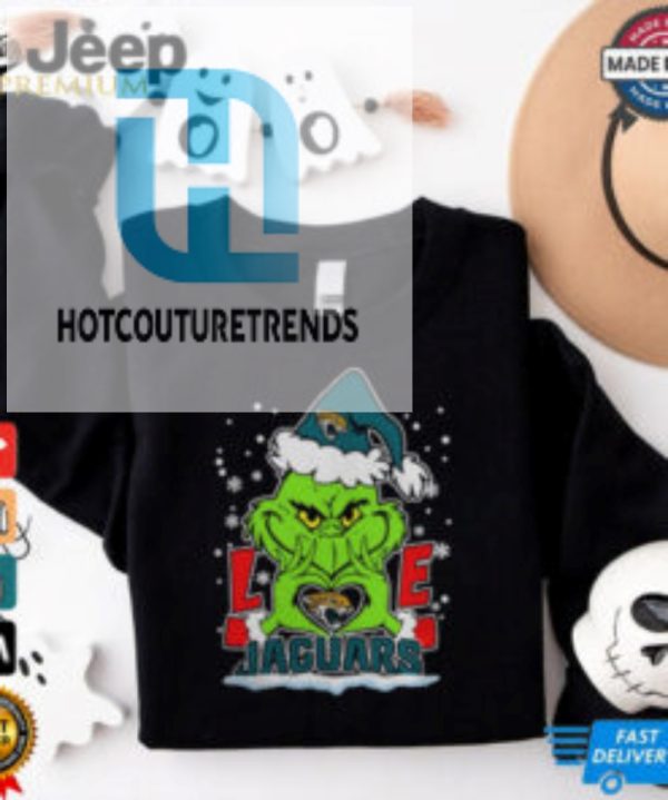 The Grinch Love Heart 2024 Jacksonville Jaguars Football Christmas Shirt hotcouturetrends 1 3