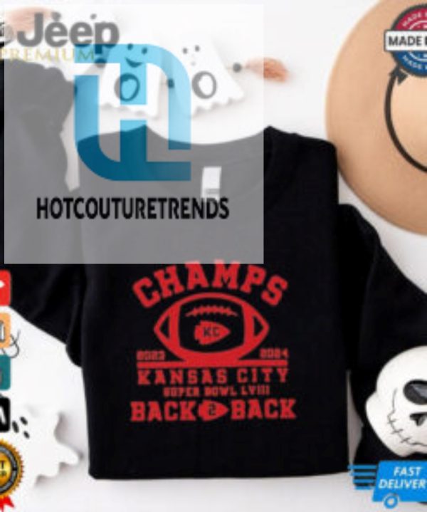 Official Champs 2023 2024 Kansas City Super Bowl Lviii Back 2 Back Shirt hotcouturetrends 1 3