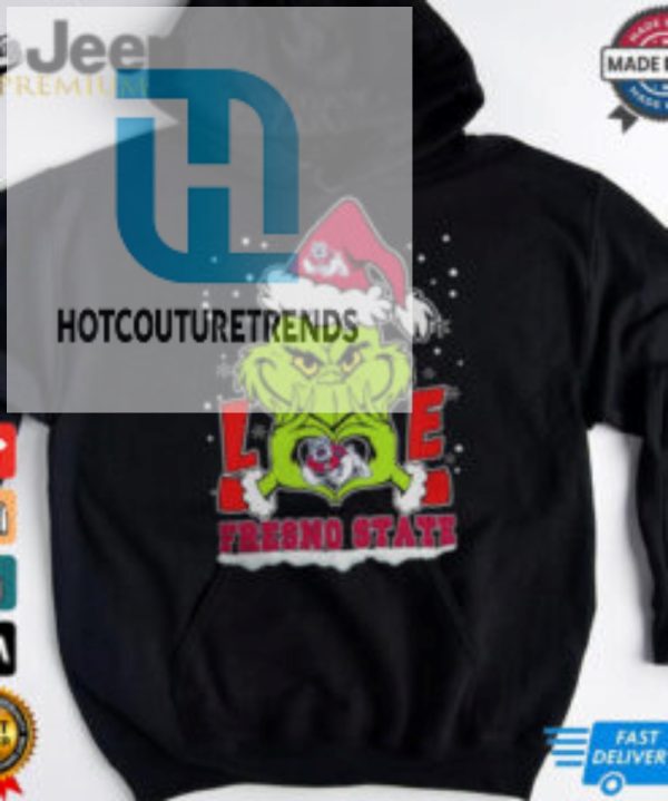 The Grinch Love Heart 2024 Fresno State Bulldogs Football Christmas Shirt hotcouturetrends 1 1