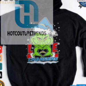 The Grinch Love Heart 2024 Los Angeles Chargers Football Christmas Shirt hotcouturetrends 1 1