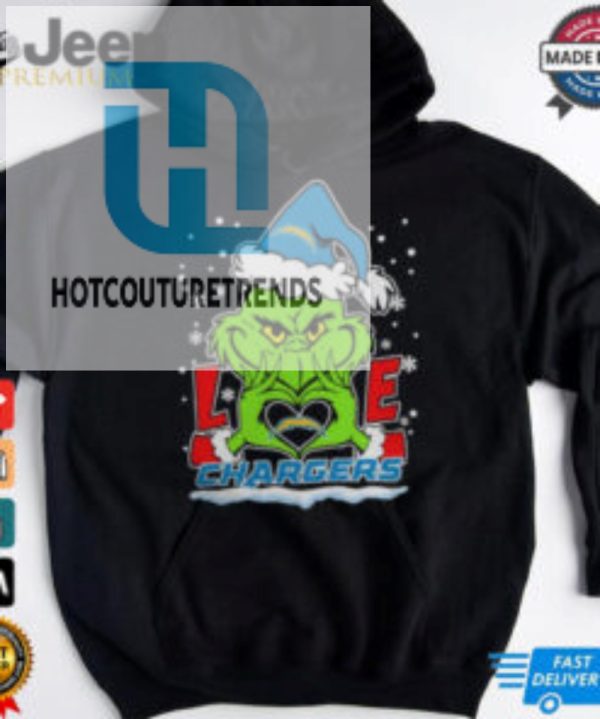 The Grinch Love Heart 2024 Los Angeles Chargers Football Christmas Shirt hotcouturetrends 1 1