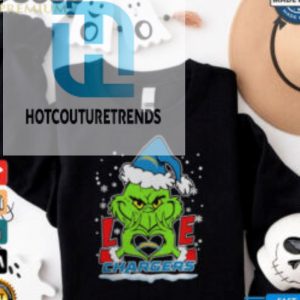 The Grinch Love Heart 2024 Los Angeles Chargers Football Christmas Shirt hotcouturetrends 1 3