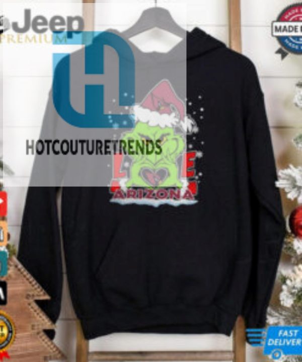 The Grinch Love Heart 2024 Arizona Cardinals Football Christmas Shirt hotcouturetrends 1 2