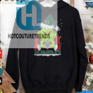 The Grinch Love Heart 2024 Hawaii Rainbow Warriors Football Christmas Shirt hotcouturetrends 1 2