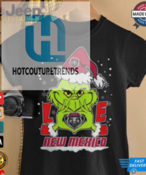 The Grinch Love Heart 2024 New Mexico Lobos Football Christmas Shirt hotcouturetrends 1