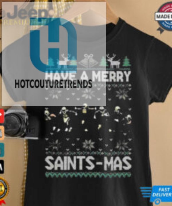 Official Have A Merry New Orleans Saints Mas Ugly Christmas 2024 T Shirt hotcouturetrends 1