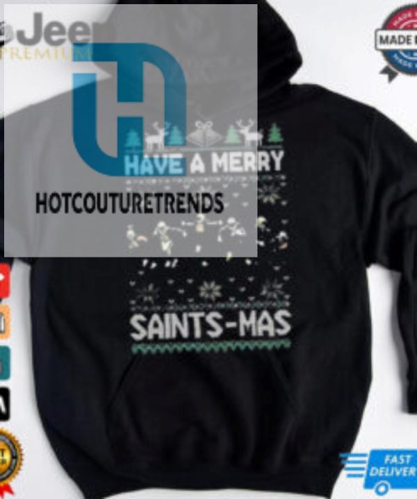 Official Have A Merry New Orleans Saints Mas Ugly Christmas 2024 T Shirt hotcouturetrends 1 1