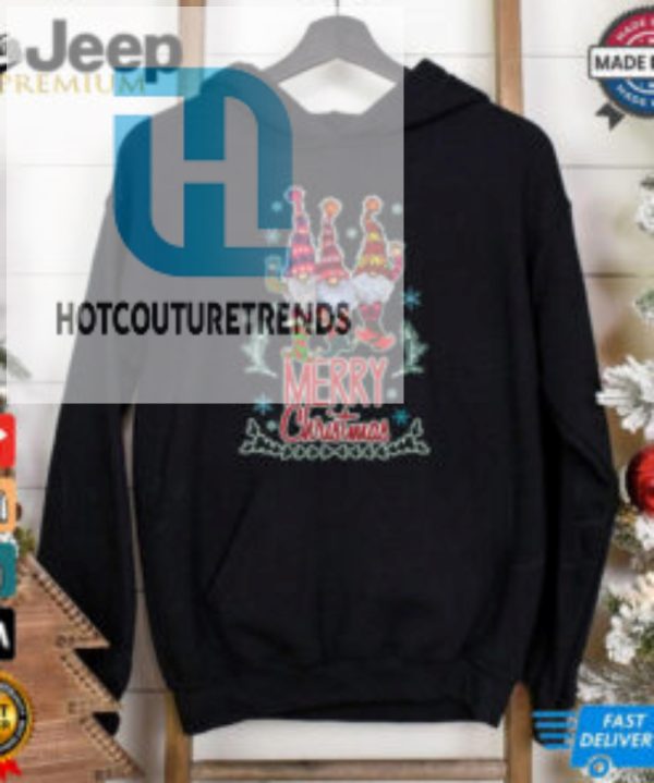 Cute Merry Christmas Gnomes T Shirt hotcouturetrends 1 2