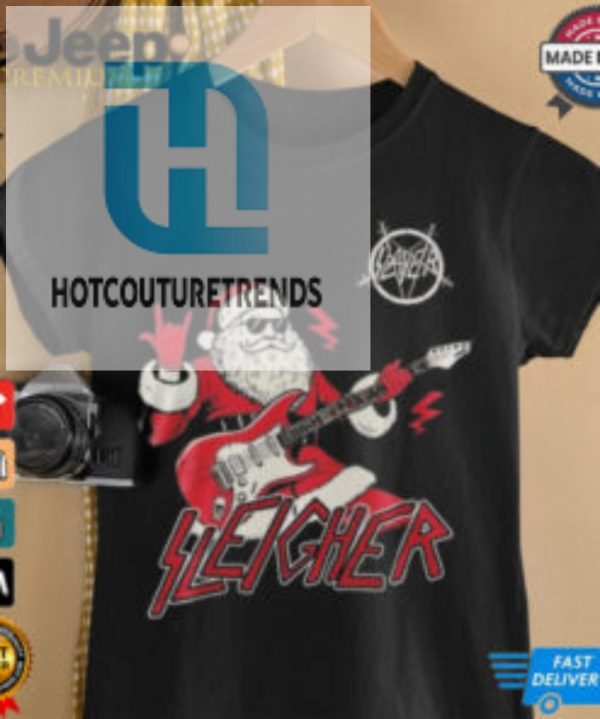 Official Sleigher Powered By Metal Music 2024 Christmas Shirt hotcouturetrends 1