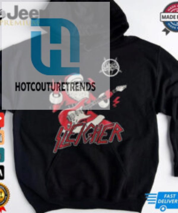 Official Sleigher Powered By Metal Music 2024 Christmas Shirt hotcouturetrends 1 1