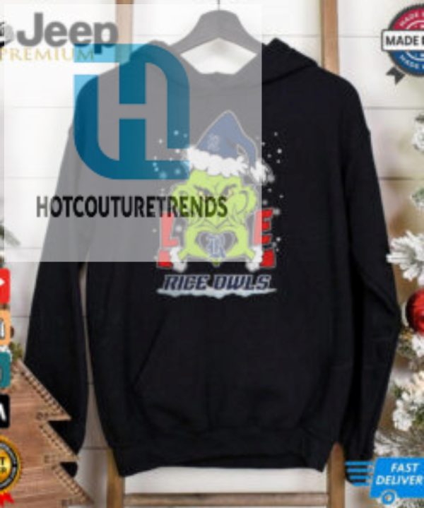 The Grinch Love Heart 2024 Rice Owls Football Christmas Shirt hotcouturetrends 1 2