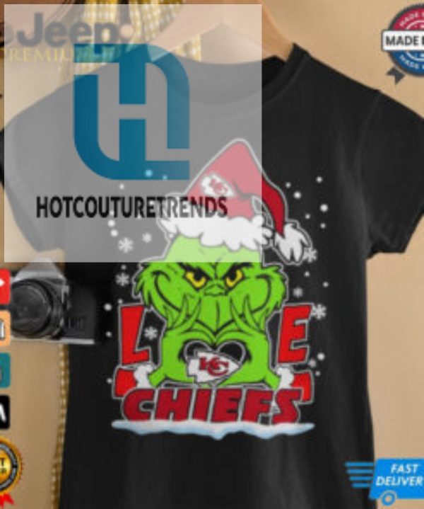 The Grinch Love Heart 2024 Kansas City Chiefs Football Christmas Shirt hotcouturetrends 1