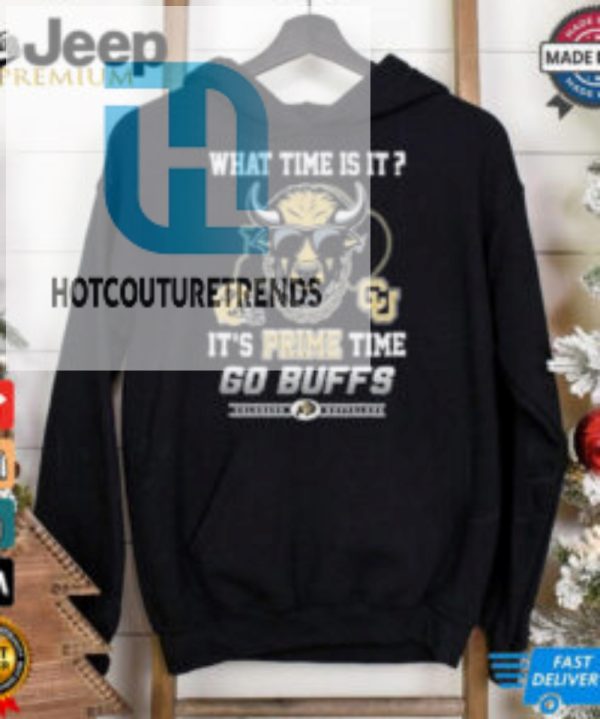 Official Colorado Buffaloes What Time Is It Its Prime Time Go Buffs Shirt hotcouturetrends 1 2