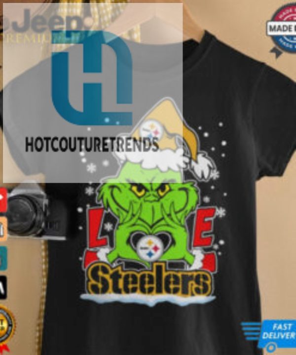 The Grinch Love Heart 2024 Pittsburgh Steelers Football Christmas Shirt hotcouturetrends 1