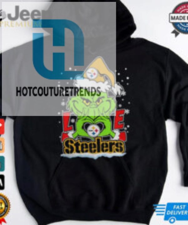 The Grinch Love Heart 2024 Pittsburgh Steelers Football Christmas Shirt hotcouturetrends 1 1