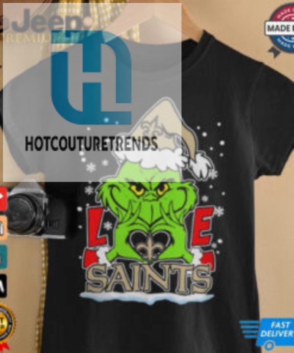 The Grinch Love Heart 2024 New Orleans Saints Football Christmas Shirt hotcouturetrends 1