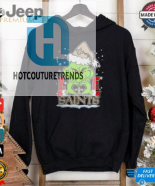 The Grinch Love Heart 2024 New Orleans Saints Football Christmas Shirt hotcouturetrends 1 2