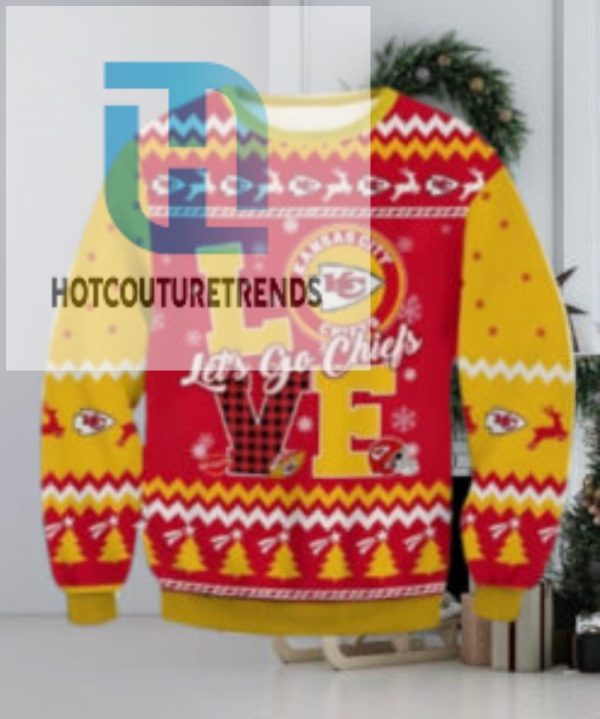 Love Lets Go Chiefs Ugly Christmas Sweater hotcouturetrends 1