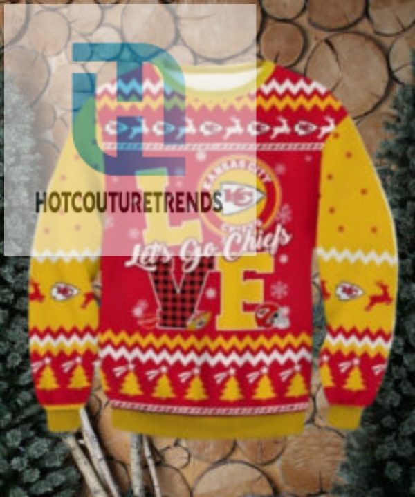 Love Lets Go Chiefs Ugly Christmas Sweater hotcouturetrends 1 1